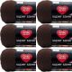 Spinrite Red Heart Super Saver Yarn Coffee Pack of 6 Skein