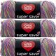 Spinrite Red Heart Super Saver Yarn Artist Pack of 3 Skein
