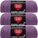 Spinrite Red Heart Super Saver Yarn Medium Purple Pack of 3 Skein