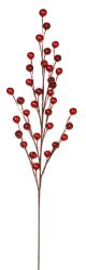 Red Pearl Spray With Glitter