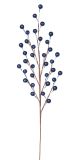 Royal Blue Berry Spray 4.75 X 17.75 Inches