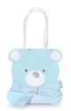 Blue Bear 2.5 X 3 Inches Embellished Favor Bag