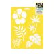 Plaid Delta Creative Stencil Mania Stencils 7 X 10 Inches Tropical Plants