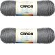 Caron Simply Soft Heathers Yarn Grey Heather Pack of 2 Skeins