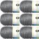 Spinrite Caron Simply Soft Heathers Yarn Grey Heather Pack of 6 Skein