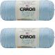 Spinrite Caron Simply Soft Solids Yarn Soft Blue Pack of 2 Skein