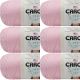 Spinrite Caron Simply Soft Solids Yarn Soft Pink Pack of 6 Skein