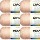 Spinrite Caron Simply Soft Solids Yarn Light Country Peach Pack of 6 Skein