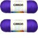 Spinrite Caron Simply Soft Solids Yarn Iris Pack of 2 Skein