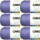 Spinrite Caron Simply Soft Solids Yarn Lavender Blue Pack of 6 Skein
