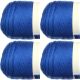 Spinrite Caron Simply Soft Solids Yarn Royal Blue Pack of 4 Skein