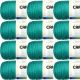Spinrite Caron Simply Soft Solids Yarn Cool Green Pack of 12 Skein