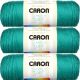 Caron Simply Soft Solids Yarn Cool Green Pack of 3 Skeins