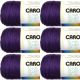 Spinrite Caron Simply Soft Solids Yarn Purple Pack of 6 Skein