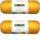 Spinrite Caron Simply Soft Solids Yarn Gold Pack of 2 Skein