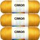 Caron Simply Soft Solids Yarn Gold Pack of 3 Skeins