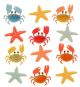 Jolees Boutique Repeat Stickers Crabs And Starfish