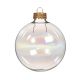 Glass Ornament Iridescent Round 70Mm