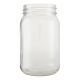 Gray Mercury Glass Mason Jar 5.5 Inches