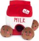 Zippy Paws Holiday Burrow SantaS Milk And Cookies