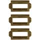 Treasures Metal Bookplates Brass
