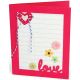 Sizzix Framelits Die Card With Lovely Sentiments Drop Ins