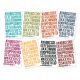 Snap Color Vibe Collection Bolds Cardstock Stickers Letters