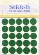 Stick It Pads Felt Dots Kelly Green