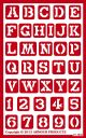 Armour Products Over N Over Glass Etchg Stencil 5 X 8 Western Font