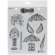 Ranger Dyan Reaveleys Dylusions Cling Stamp Collection Ruby Rainbow?
