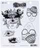 Ranger Dylusions Stamps Unmounted Rubber Stamps The Eyes Have It
