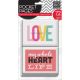 Me My Big Ideas Pocket Pages Themed Cards 3 X 4 Inch Love