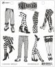 Ranger Dyan Reaveleys Dylusions Unmounted Rubber Stamp Collections Legs Eleven