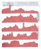 Ranger Tim Holtz Cling Mounted Rubber Stamp Set Cityscapes