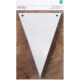 Diy Shop Collection Banners 6 X 9 Pennant Chipboard White