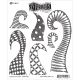 Ranger Dyan Reaveleys Dylusions Cling Stamp Collection Doodle Delight