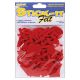 Stick It Felt 1 Inch Numbers and Letters Red