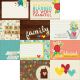 We Are Family Collection 12 X 12 Double Sided Paper 4 X 6 Horizontal Journaling Card Elements