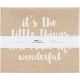 D Ring Album Quote Hessian