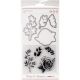Decorative Dies And Clear Acrylic Stamps Rose