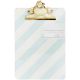 Mini Clipboard 5 X 7 Diagonal Stripes