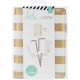 Memory Planner Personal Planner Gold Foil Stripes