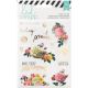 Memory Planner Clear Stickers Floral