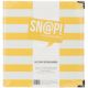 Sn Ap Designer Binder 6 X8 Yellow Stripe