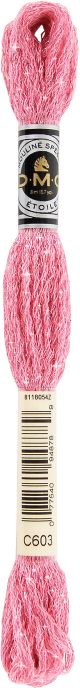 DMC 6 Strand Etoile Embroidery Floss 8.7yd Cranberry