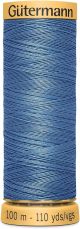 Gutermann Natural Cotton Thread 110yd Light Blue