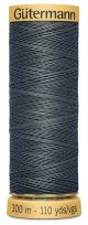 Gutermann Natural Cotton Thread 110yd Dark Grey