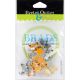 Eyelet Outlet Shape Brads 12 Per Pkg Kitties