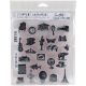 Tim Holtz Cling Stamps 7inchX8.5inch Tiny Things