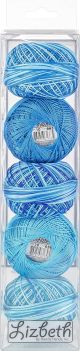Handy Hands Lizbeth Specialty Pack Cordonnet Cotton Size 10 Turquoise Twist 5 Per Pkg